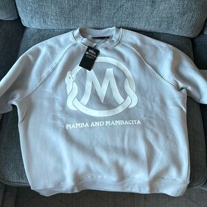 Mamba/Mambacita light grey sweatsuit. Size large.